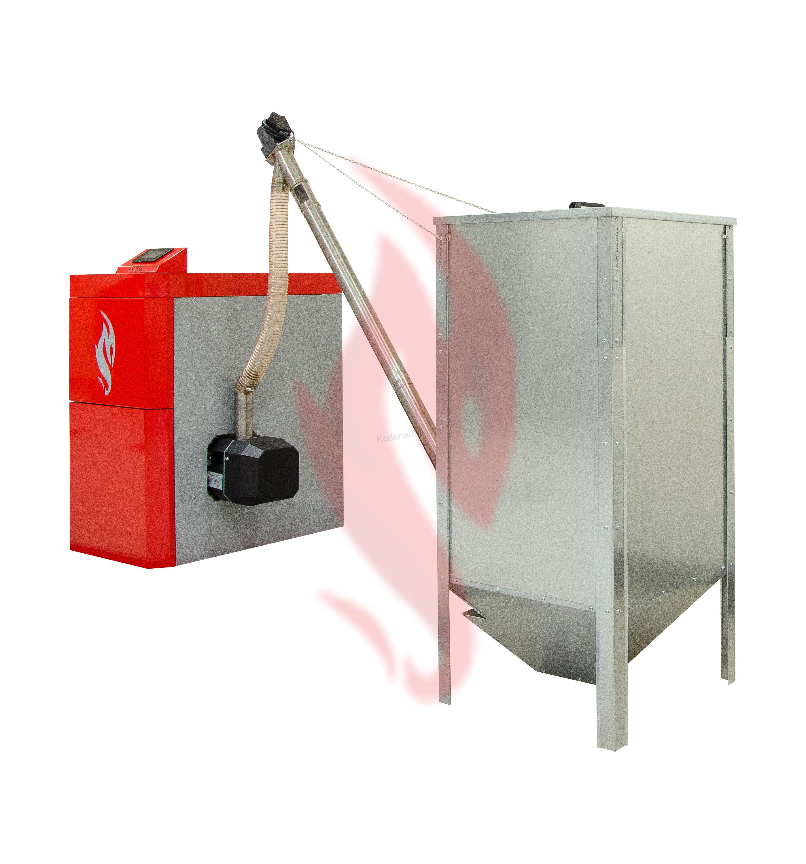 Kovarson KAJMAN 12 kW / 1000x1000 - 850l zásobník