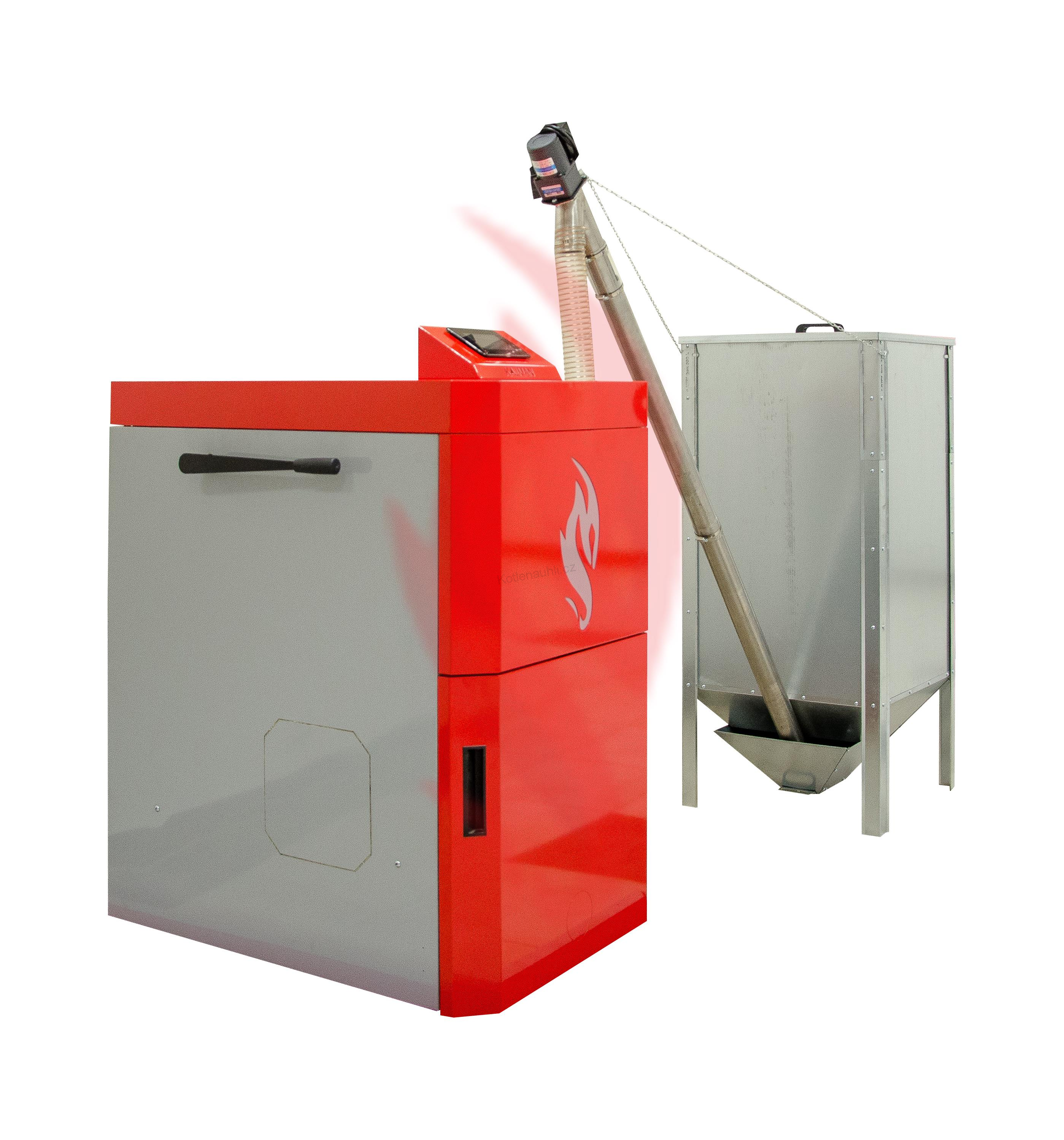 Kovarson KAJMAN 12 kW / 1000x1000 - 850l zásobník